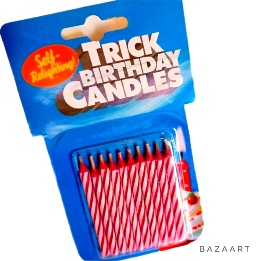 FREE W/PURCHASE Trick Birthday Candles